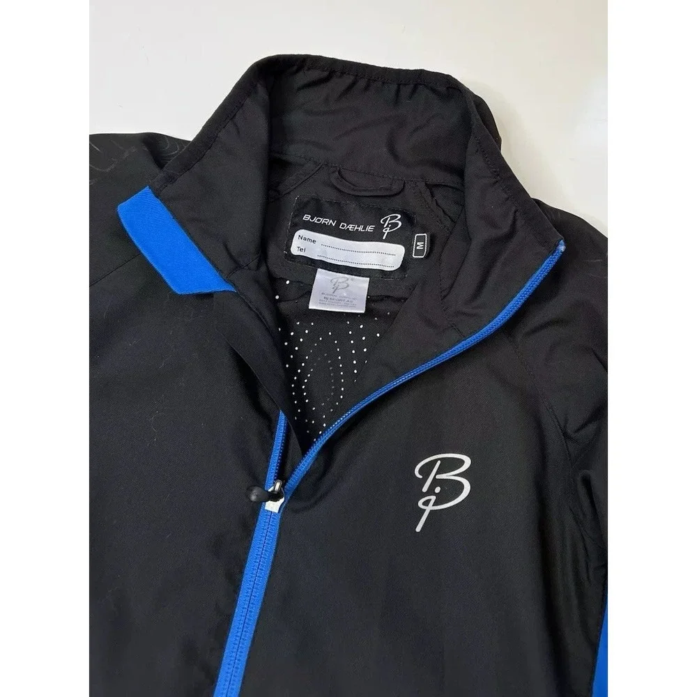 Bjorn Daehlie Nordic Windbreaker Jacket‎ Black Blue XC Ski / Men's Size Medium